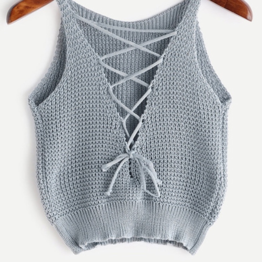 Knitted Crop Top 🐋